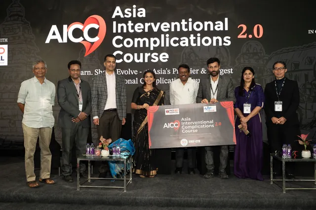 Faculty on stage with the AICC 2.0 curtain-raiser