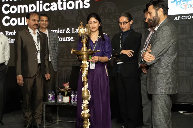 The lamp lit at the AICC 2.0 inauguration